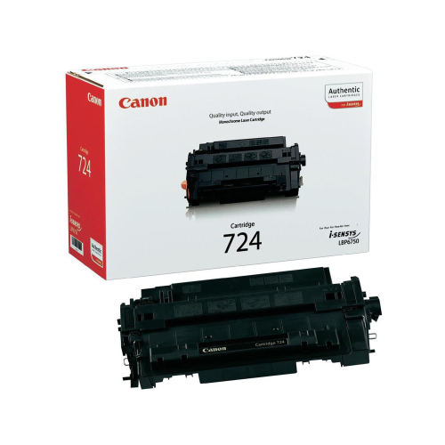 CANON 724 CARTUCCIA NERO PER LBP6750dn LBP6780x 6.000 PAGINE